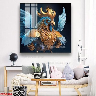 Hình ảnh gốc Tranh 12 con giáp FTCG364 (để in khổ lớn)