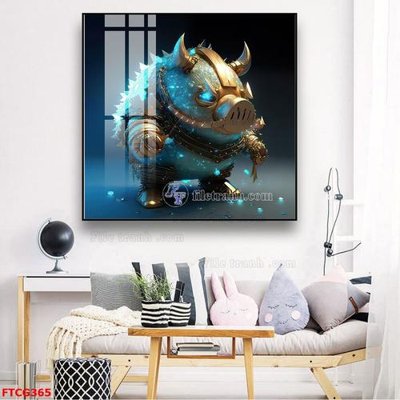 Tải file Tranh 12 con giáp FTCG365 (gốc) in tranh tráng gương
