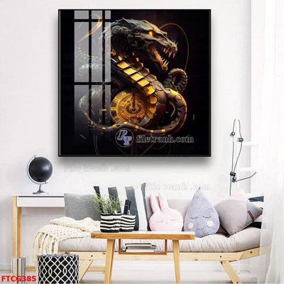 File gốc Tranh 12 con giáp FTCG385 (ảnh chi tiết) để in trần