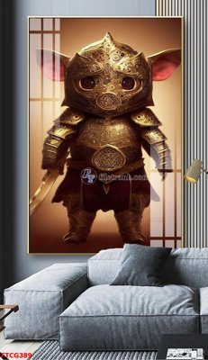 Tải file Tranh 12 con giáp FTCG389 (PSD) cho in tranh 3D
