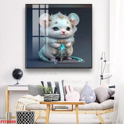 Ảnh gốc file in lụa Tranh 12 con giáp FTCG405 chi tiết
