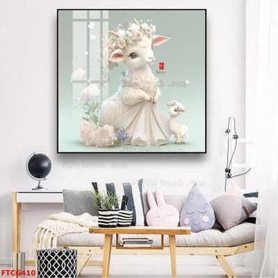 File gốc Tranh 12 con giáp FTCG410 (trang trí) cho phòng khách