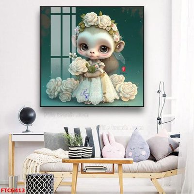 File tranh gốc Tranh 12 con giáp FTCG413 (bản đẹp) độc quyền