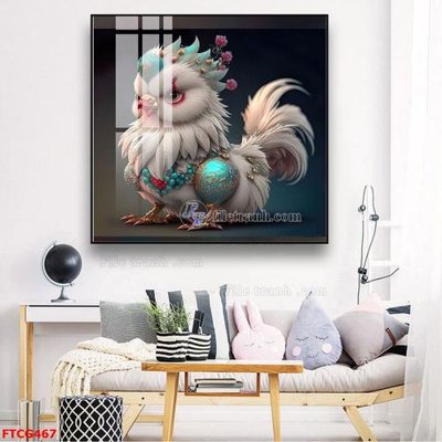 Hình ảnh file gốc Tranh 12 con giáp FTCG467 (chất lượng cao)