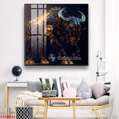 File gốc Tranh 12 con giáp FTCG471 (trang trí) phòng làm việc