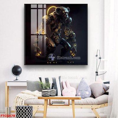 File in mica Tranh 12 con giáp FTCG478 (ảnh gốc) đẹp