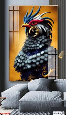 File gốc Tranh 12 con giáp FTCG487 (ảnh chi tiết) để in trần