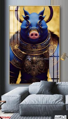 Mua file gốc Tranh 12 con giáp FTCG492 (PSD) tại Filetranh.com