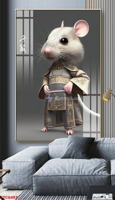 File PSD Tranh 12 con giáp FTCG497 (gốc) tách lớp chi tiết