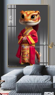 File tranh in trần Tranh 12 con giáp FTCG498 (ảnh gốc siêu nét)