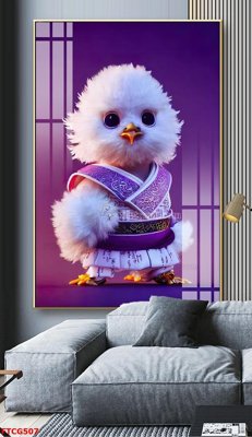 File PSD Tranh 12 con giáp FTCG507 (bản gốc) dễ dàng edit