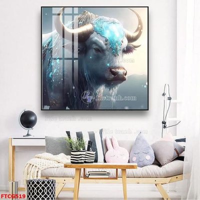 Tải file Tranh 12 con giáp FTCG519 (gốc) chủ đề hoa sen