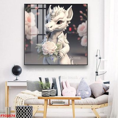 File gốc Tranh 12 con giáp FTCG574 (in ấn) màu sắc trung thực