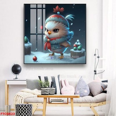 File gốc Tranh 12 con giáp FTCG623 (in mica) làm quà tặng