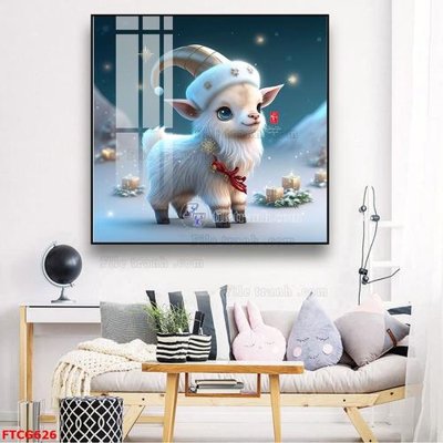 File tranh Tranh 12 con giáp FTCG626 (gốc) chủ đề động vật