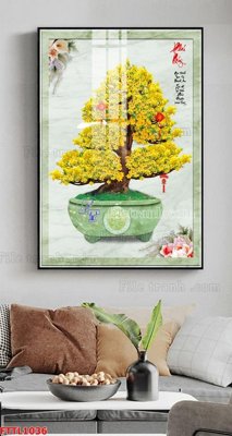 Tải file File tranh chậu mai bonsai FTTL1036 (gốc) in ấn ngay lập tức