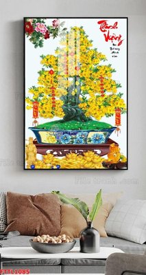 File gốc File tranh chậu mai bonsai FTTL1085 (cho in ấn) từ Filetranh.com