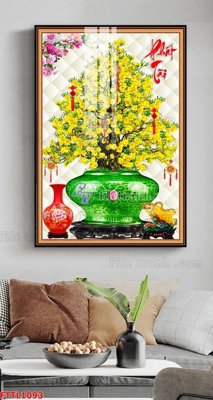 Tải file File tranh chậu mai bonsai FTTL1093 (gốc) chủ đề tôn giáo