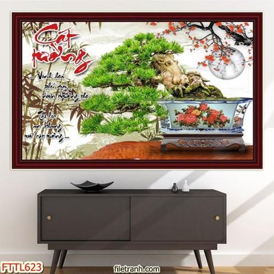 Tải file gốc File tranh chậu mai bonsai FTTL623 (in tráng gương) siêu đẹpFile tranh gốc File tranh chậu mai bonsai FTTL623 chất lượng cao