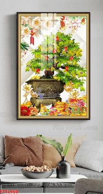 File gốc File tranh chậu mai bonsai FTTL950 (PNG) chất lượng cao