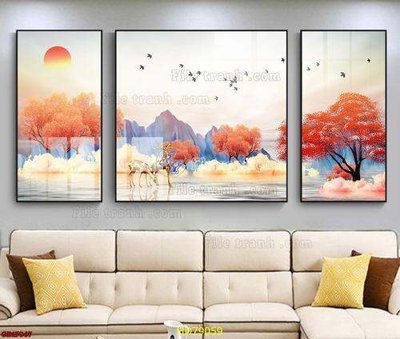 Download file File gốc in bộ tranh decor treo tráng gương canvas GB15067 (gốc) in mica ốp bếp