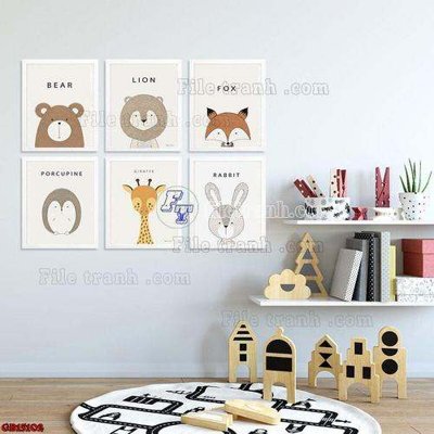 File gốc in tráng gương File gốc in bộ tranh decor treo tráng gương canvas GB15102 chi tiết