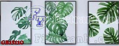 File ảnh File gốc in bộ tranh decor treo tráng gương canvas GB15110 (gốc) cho trang trí nhà hàng