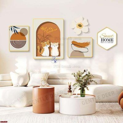 Download file gốc File gốc in bộ tranh decor treo tráng gương canvas GB15139 (độ nét cao)
