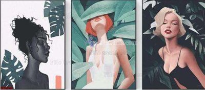 Download file gốc File gốc in bộ tranh decor treo tráng gương canvas GB15149 (dùng cho in ấn)