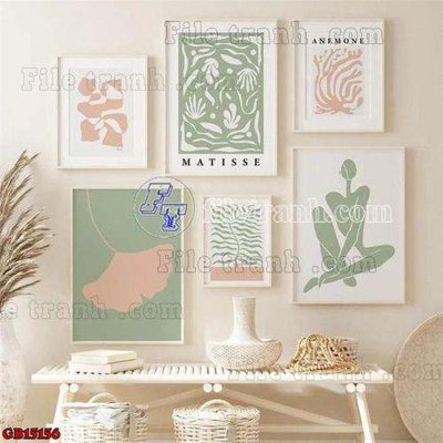 File gốc File gốc in bộ tranh decor treo tráng gương canvas GB15156 (AI/EPS) cho in ấn