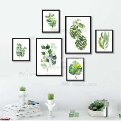 File gốc File gốc in bộ tranh decor treo tráng gương canvas GB15185 (ảnh chi tiết) để in ấn