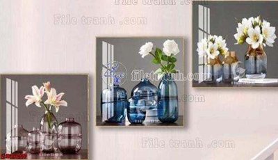 Tải file File gốc in bộ tranh decor treo tráng gương canvas GB15229 (PSD) cho in ấn quảng cáo