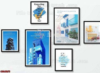File gốc File gốc in bộ tranh decor treo tráng gương canvas GB15273 (in mica) làm quà tặng