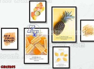 File tranh File gốc in bộ tranh decor treo tráng gương canvas GB15293 (bản gốc) in lụa 5D