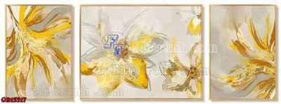 File tranh File gốc in bộ tranh decor treo tráng gương canvas GB15317 (gốc) chủ đề thành phố