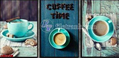 File PSD in ấn File gốc in bộ tranh decor treo tráng gương canvas GB15358 (chất lượng cao)