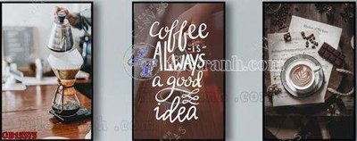 File tranh gốc File gốc in bộ tranh decor treo tráng gương canvas GB15375 (bản quyền) file PSD