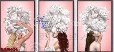 Tải file File gốc in bộ tranh decor treo tráng gương canvas GB15404 (gốc) in trên mọi chất liệu