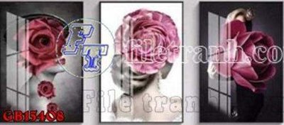 Tệp tin gốc File gốc in bộ tranh decor treo tráng gương canvas GB15408 (dùng cho in ấn) chuyên nghiệp