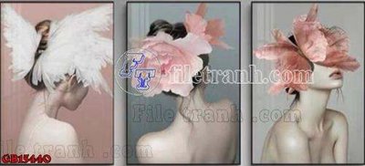 File gốc File gốc in bộ tranh decor treo tráng gương canvas GB15440 (phong cách) châu Âu