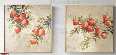 File tranh gốc File gốc in bộ tranh decor treo tráng gương canvas GB15494 (bản quyền) độc đáo