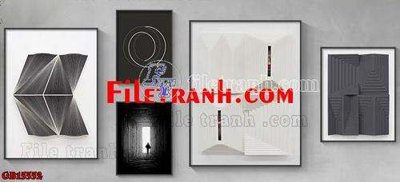 Chi tiết file tranh tráng gương File gốc in bộ tranh decor treo tráng gương canvas GB15552 (ảnh gốc)