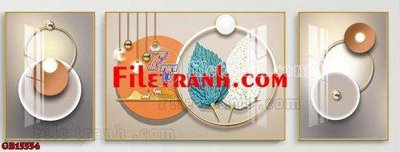 File in mica File gốc in bộ tranh decor treo tráng gương canvas GB15554 (bản gốc) sắc sảo