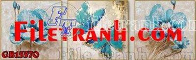 File in lụa File gốc in bộ tranh decor treo tráng gương canvas GB15570 (hoa văn) File gốc in bộ tranh decor treo tráng gương canvas GB15570