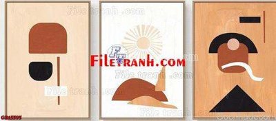 File PSD File gốc in bộ tranh decor treo tráng gương canvas GB15595 (bản gốc) đã tách nền