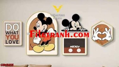 File in ấn File gốc in bộ tranh decor treo tráng gương canvas GB15635 (bản gốc) cao cấp