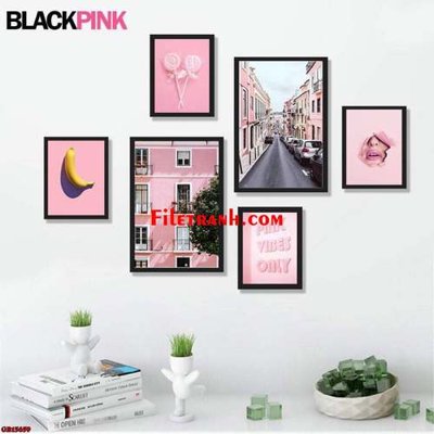 Download file gốc File gốc in bộ tranh decor treo tráng gương canvas GB15659 (in mica) trang trí