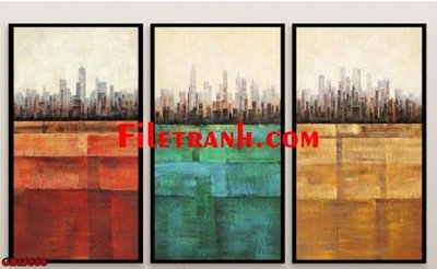 File in trần File gốc in bộ tranh decor treo tráng gương canvas GB15668 (bản gốc) đại dương