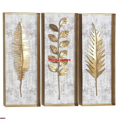 File in trần File gốc in bộ tranh decor treo tráng gương canvas GB15670 (bản gốc) hoa văn