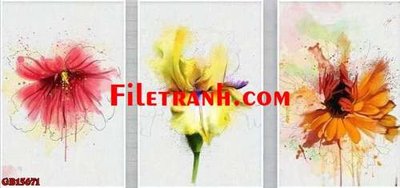 File ảnh File gốc in bộ tranh decor treo tráng gương canvas GB15671 (gốc) in Hiflex